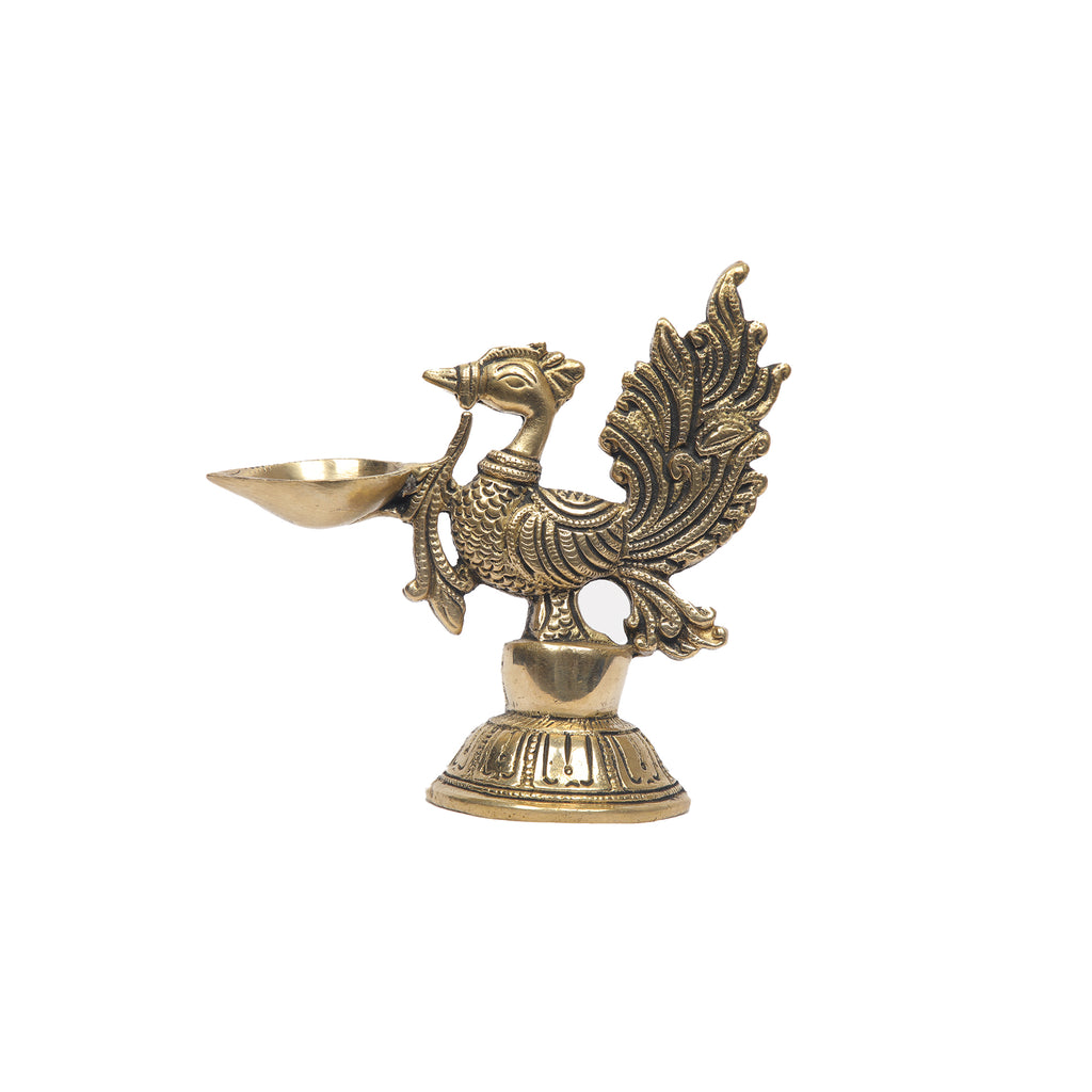 Brass Bird Lamp Ragaarts