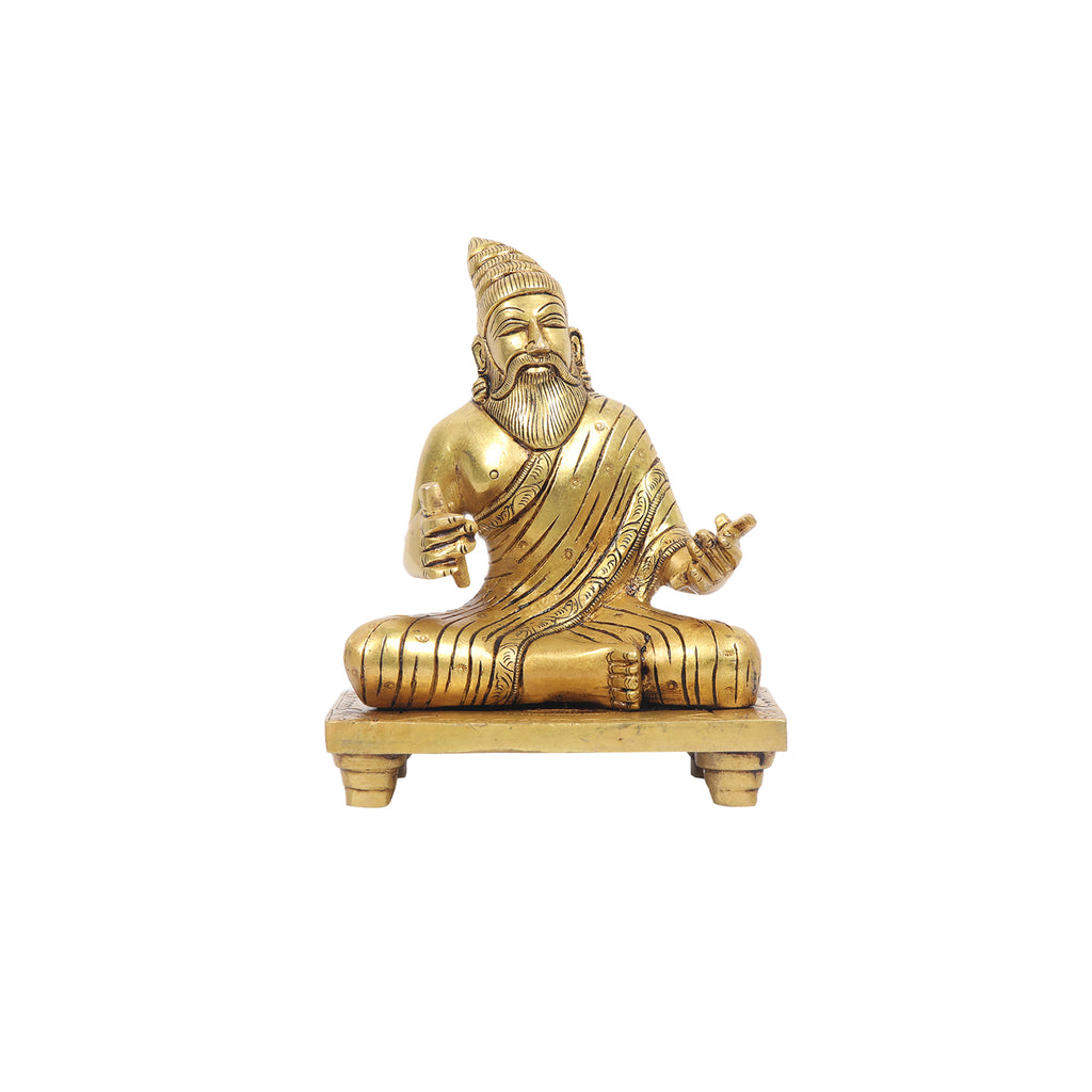 Exquisite Brass Thiruvalluvar Statue – Ragaarts