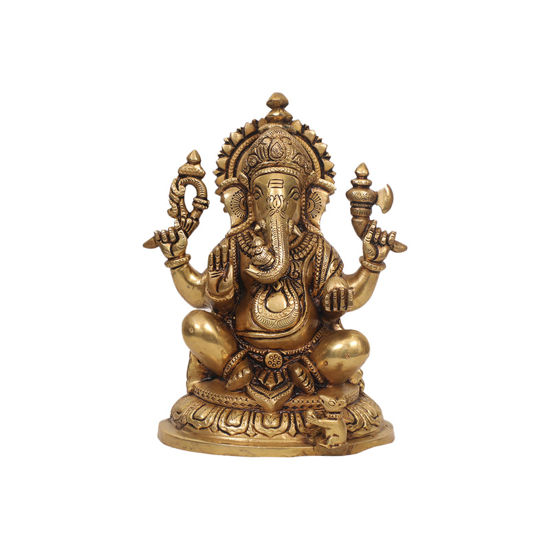 BRASS GANESH SITING