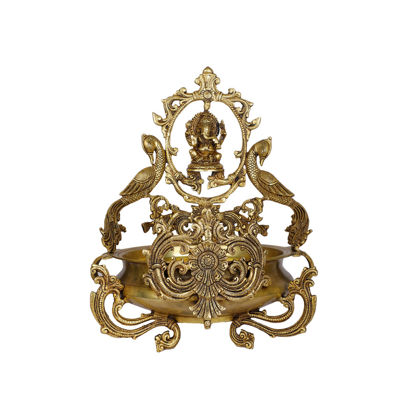 Brass  Ganesha Urli