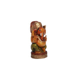 Wood Ganesha with painting