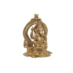 Bronze  Ganesha Peeta Prabhavali