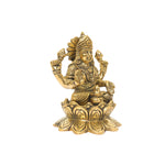 BRASS LAKSHMI SITTING