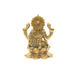 BRASS LAKSHMI SITTING