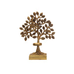 BRASS TREE WITH CANDALE HOLDER