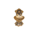 BRASS  FLOWER  DIYA