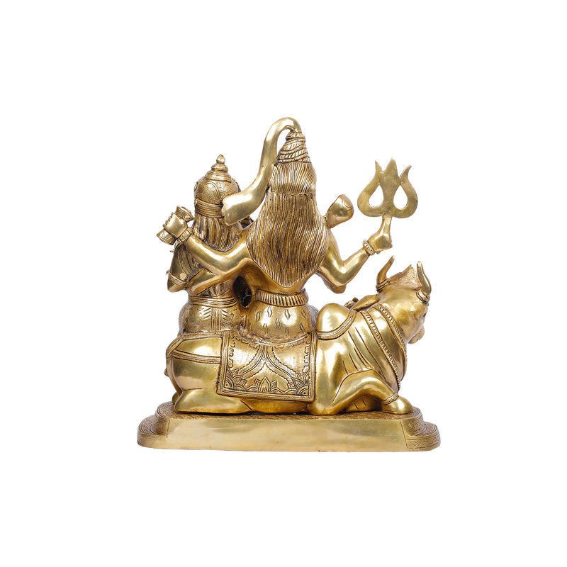 Brass Shiva Family