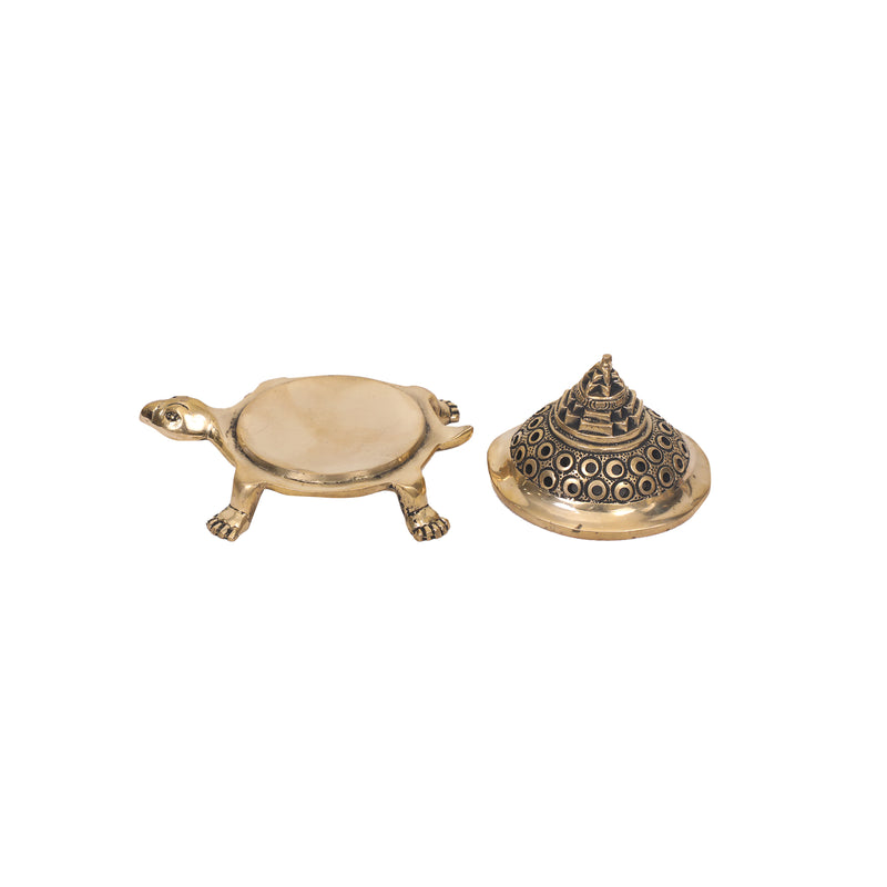 BRASS TORTOISE DHOOP