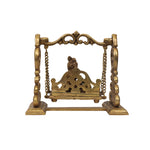 BRASS BUTTER KRISHNA