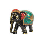 WOODEN ELEPHANT STONE WORK