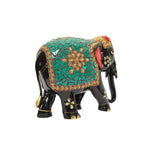 WOODEN ELEPHANT STONE WORK