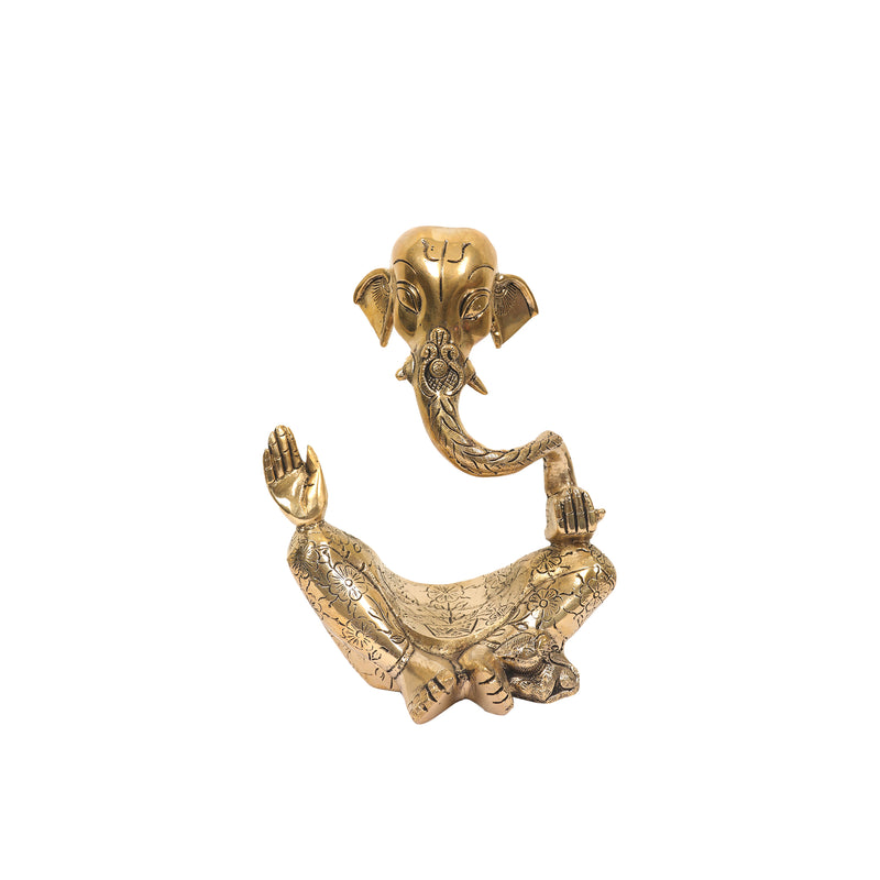 BRASS MORDERN GANESH