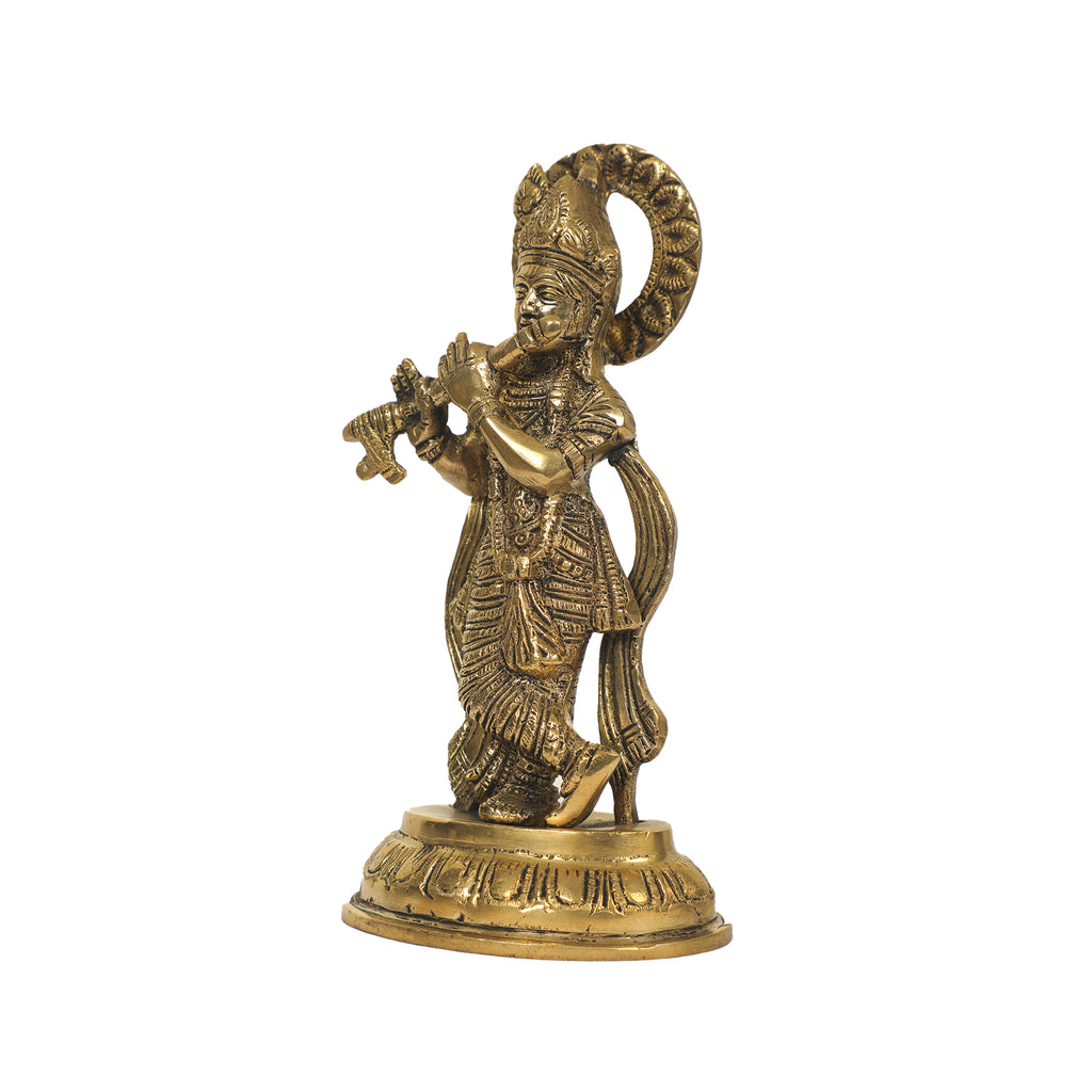 Brass Krishna Standing – Ragaarts