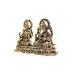 LIGHT WEIGHT BRASS LAKSHMI  AND GANESHA