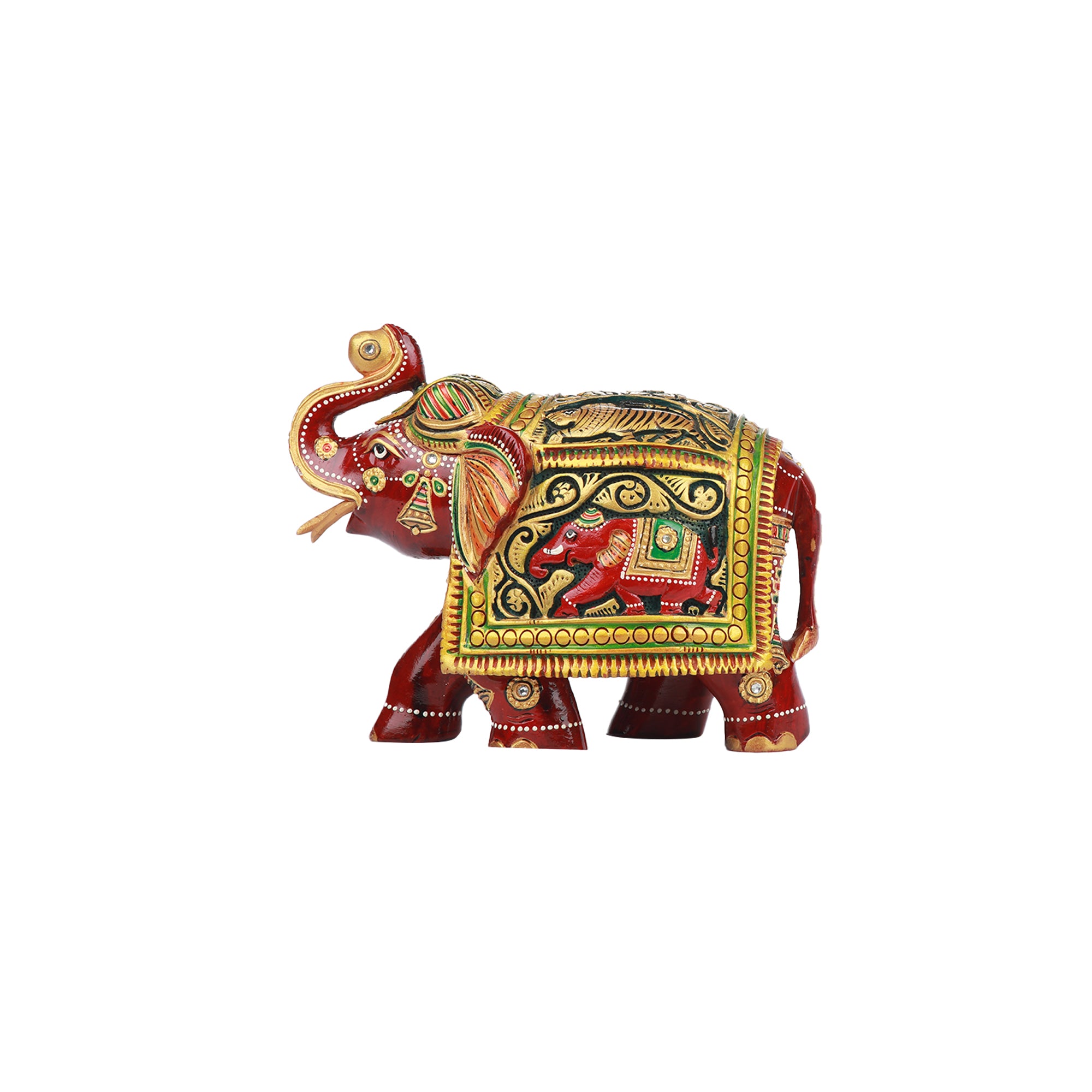 Wood Painting Elephant – Ragaarts