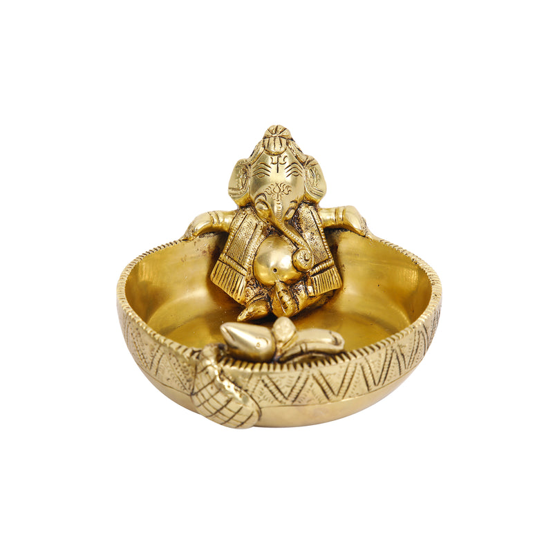 BRASS GANESHA URLI