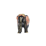 Wood Painted Emb Elephant