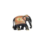 Wood Painted Emb Elephant