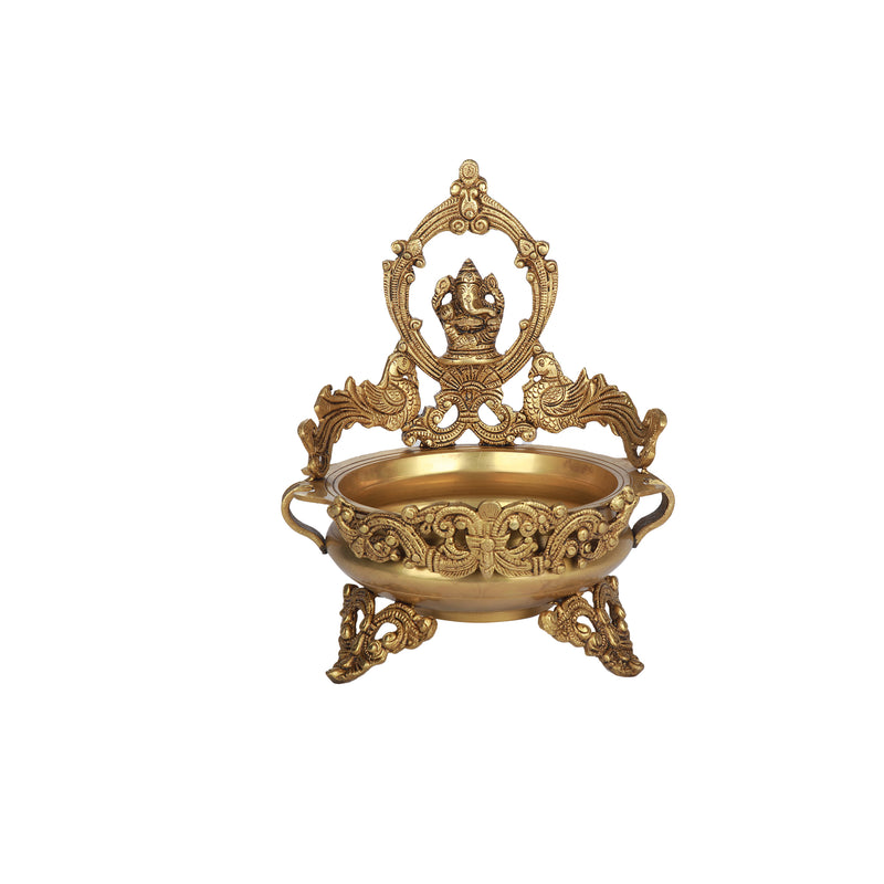 Brass Ganesha Urli