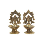 BRASS SHANKU CHAKRA DEEPA