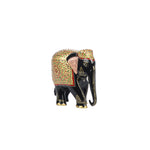 Wood  Painted Emb Elephant