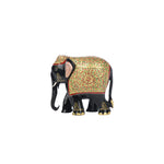 Wood  Painted Emb Elephant