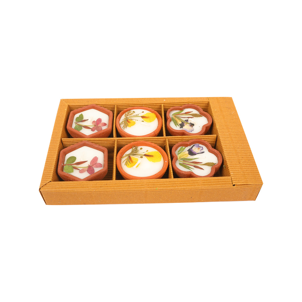 FRAGRANCE DIYA SET OF 6 ( LEMONGRASS) – Ragaarts