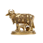 BRASS COW WITH CALF