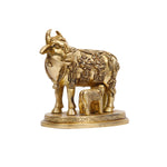 BRASS COW WITH CALF