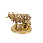 BRASS COW WITH CALF