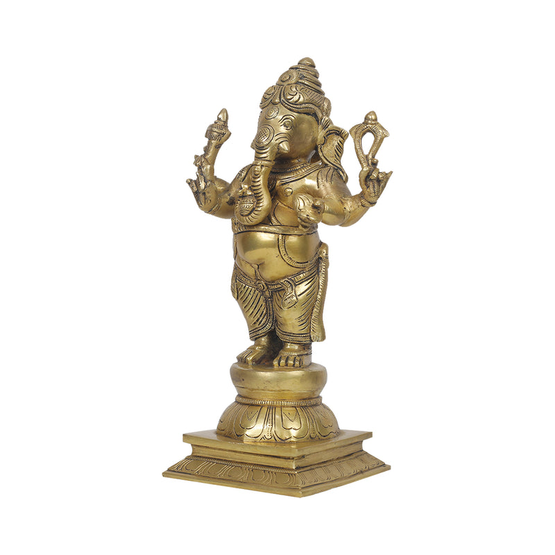 Brass Ganesha Standing – Ragaarts