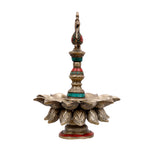 Brass Peacock Diya Stand