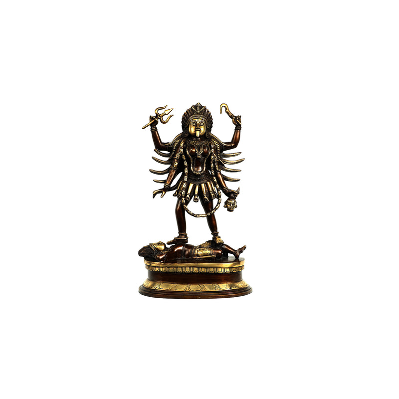 Brass Kali Standing