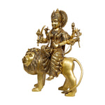 Durga Devi Sitting On Lion