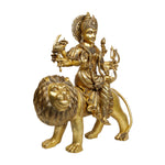 Durga Devi Sitting On Lion