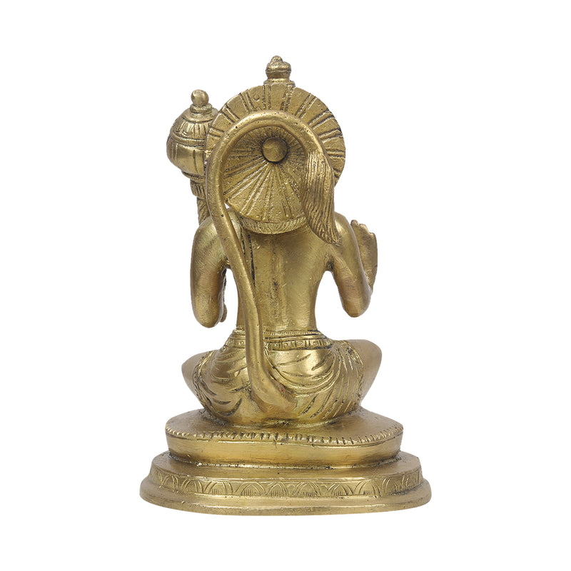 Brass Lord Hanuman Idol – Ragaarts