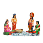 Gopiar Set (Karnan Jananam) Clay Dolls