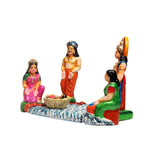 Gopiar Set (Karnan Jananam) Clay Dolls