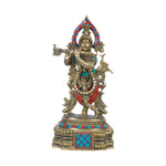 Brass Krishna Idol