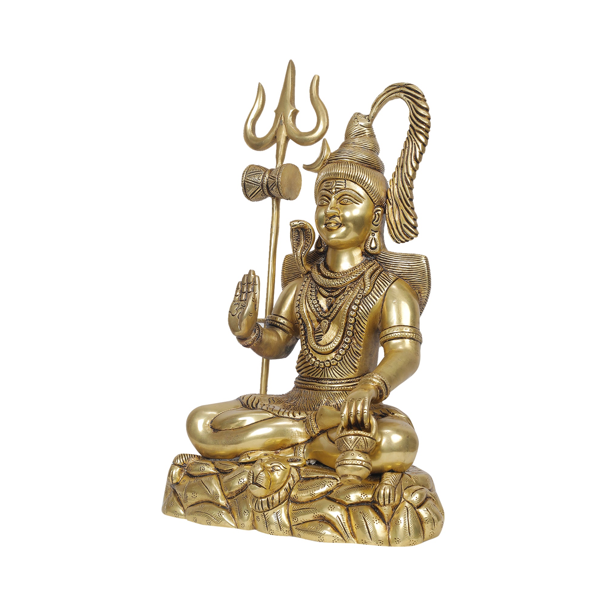 LORD SHIVA BRASS STATUE - Buy exclusive brass statues, collectibles and  decor