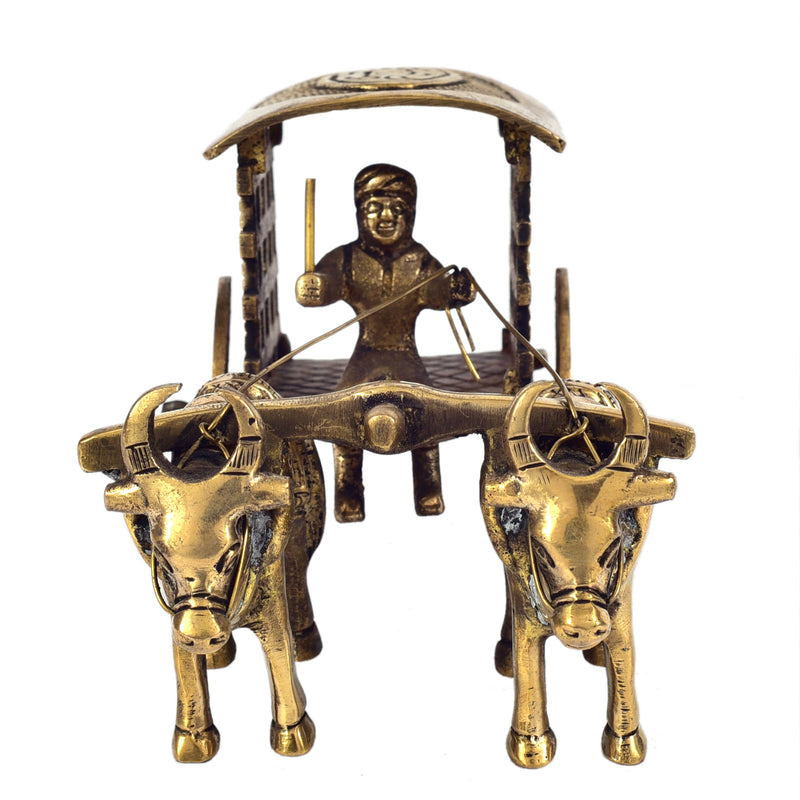 Bullock Cart Double Bull ragaarts.myshopify.com