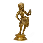 Bronze Lady With Mirror - Statue